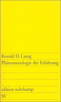 Phänomenologie der Erfahrung (edition suhrkamp)