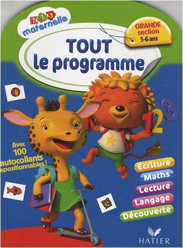 Tout le programme, grande section 5-6 ans