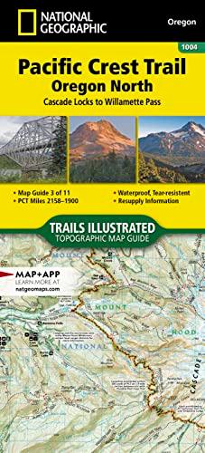 Pacific Crest Trail, Oregon North [cascade Locks to Willamette Pass] (National Geographic Topographic Map Guide)