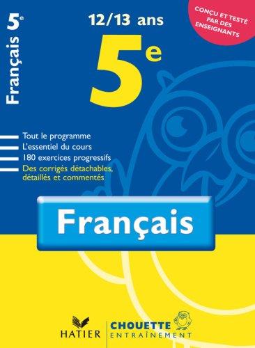 Français 5e, 12-13 ans