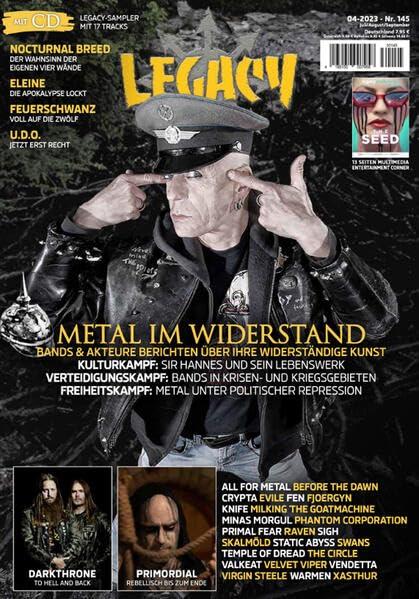 LEGACY MAGAZIN: THE VOICE FROM THE DARKSIDE: Ausgabe #145 (4/2023)