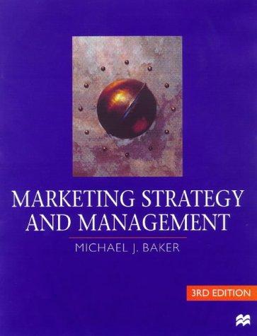 Marketing Strategy and Management