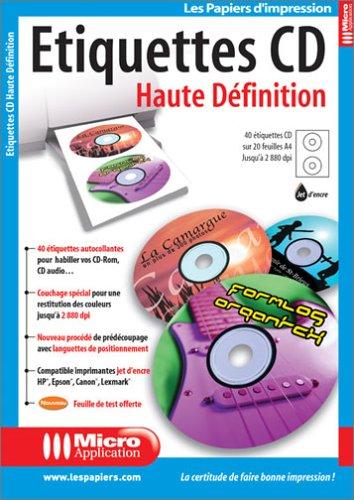 ETIQUETTES CD HD 1440dpi (20x2) 1440 DPI (Informatique)