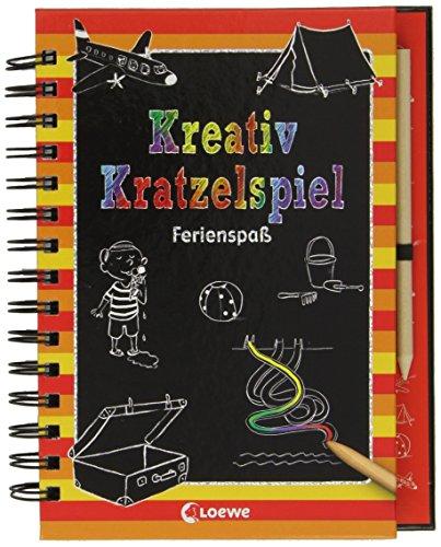 Kreativ-Kratzelspiel: Ferienspaß