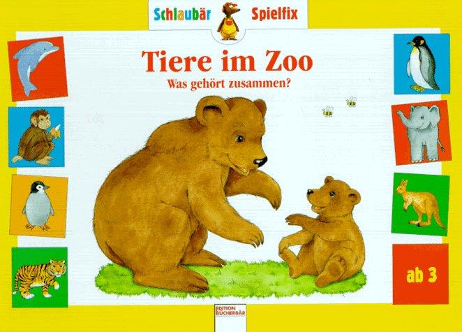 Tiere im Zoo. Was gehört zusammen?