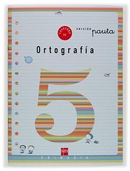 Cuaderno 5 de ortografía, Pauta. 2 Primaria