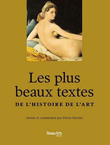 Les plus beaux textes de l'histoire de l'art