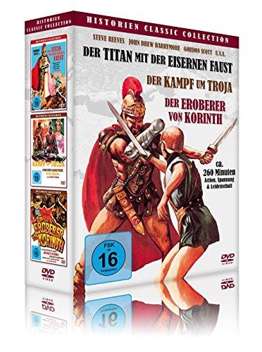 Historien Classic Collection (Der Titan mit der eisernen Faust - Der Kampf um Troja - Der Eroberer von Korinth) [3 DVDs]