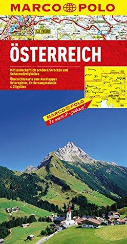 MARCO POLO Länderkarte Österreich 1:300.000 (MARCO POLO Länderkarten)