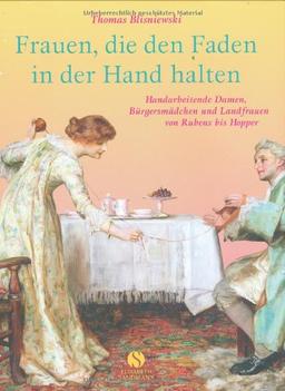 Frauen, die den Faden in der Hand halten