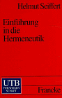 UTB,  Nr. 1666: Einführung in die Hermeneutik - Die Lehre von der Interpretation in den Fachwissenschaften -