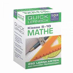 Quick-Lernbox Mathematik, Klasse 5-10 - Top in der Schule