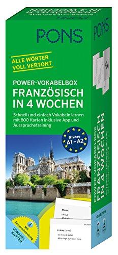 PONS Power-Vokabelbox Französisch - Schnell und einfach Vokabeln lernen mit 800 Karten inklusive App und Aussprachetraining