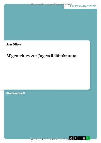 Allgemeines zur Jugendhilfeplanung