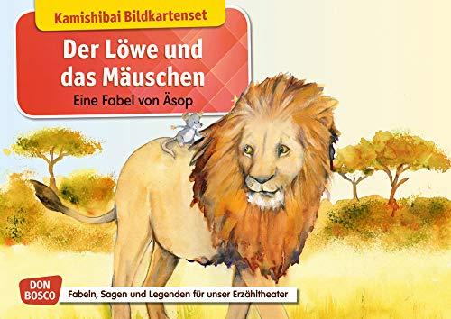 Der Löwe und das Mäuschen. Eine Fabel von Äsop. Kamishibai Bildkartenset.: Entdecken – Erzählen – Begreifen: Fabeln, Sagen und Legenden