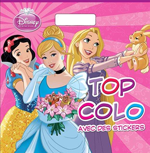 Princesses : top colo avec des stickers