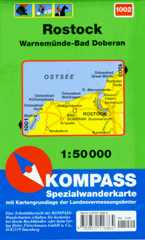 Kompass Karten, Rostock, Warnemünde, Bad Doberan