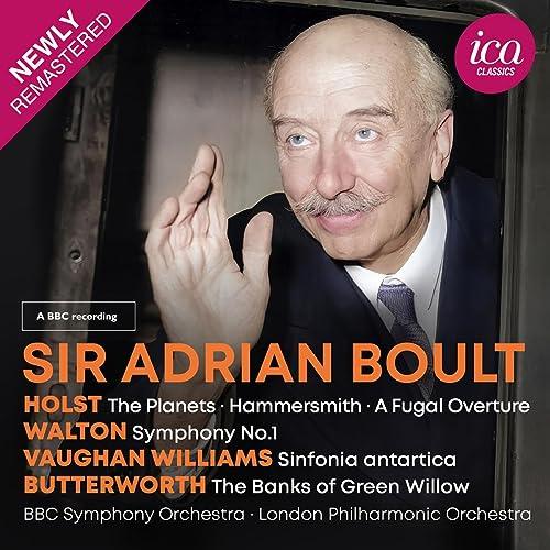 Sir Adrian Boult dirigiert Werke von Holst, Butterworth, Vaughan Williams & Walton