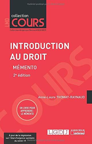 Introduction au droit : mémento