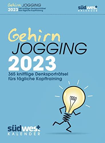 Gehirnjogging 2023 - 365 knifflige Denksporträtsel fürs tägliche Kopftraining - Textabreißkalender zum Aufstellen oder Aufhängen