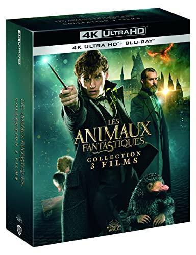 Les animaux fantastiques 1 à 3 : les animaux fantastiques + les crimes de grindelwald + les secrets de dumbledore 4k ultra hd [Blu-ray] [FR Import]