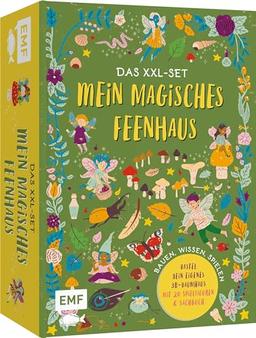 Das XXL-Set – Bauen, Wissen, Spielen: Mein magisches Feen-Haus: Bastel dein eigenes 3D-Baumhaus mit zauberhaften Feen und Elfen und ihren tierischen Begleitern, mit Spielfiguren und Sachbuch