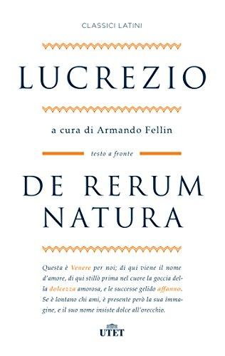 de Rerum Natura. Testo Latino a Fronte