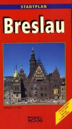 Stadtplan Breslau: Polnischer Stadtplan 1:21000. Stadtmitte 1:10000