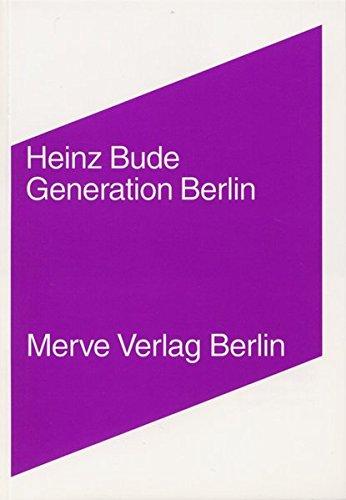 Generation Berlin (Internationaler Merve Diskurs)