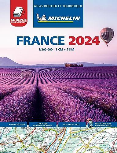 France 2024 : atlas routier et touristique : plastifié