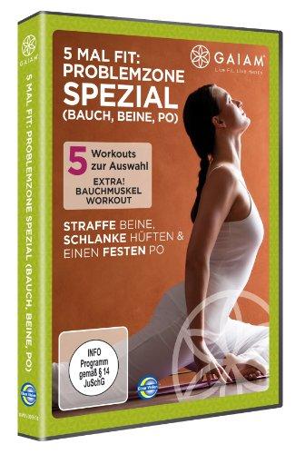 Gaiam - Fünf mal fit: Problemzone Spezial (Bauch, Beine, Po)