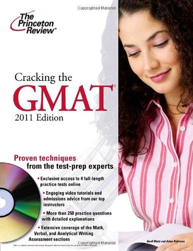 Cracking the GMAT with DVD, 2011 Edition (Graduate School Test Preparation)