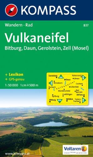 Vulkaneifel 1 : 50 000: Gerolstein. Bitburg, Zell (Mosel). Wander- und Bikekarte. GPS-genau