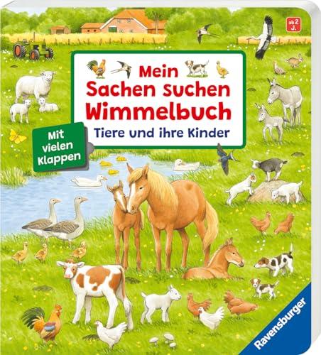 Mein Sachen suchen Wimmelbuch: Tiere und ihre Kinder