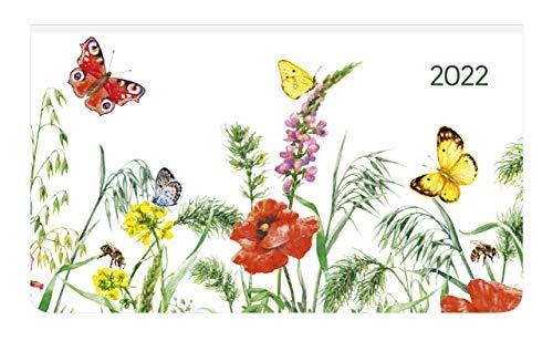 Ladytimer Pad Butterflies 2022 - Taschen-Kalender 15,6x9 cm - Schmetterlinge - Weekly - 128 Seiten - Notiz-Buch - Alpha Edition