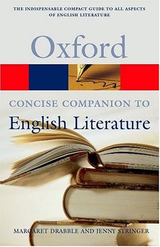 Oxford Concise Companion to English Literature. (Oxford Paperback Reference)