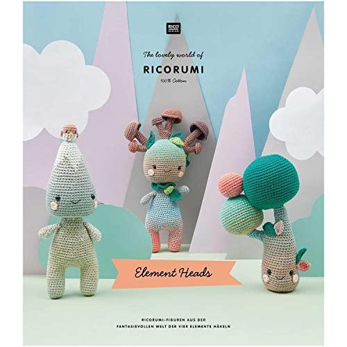 RICORUMI Element Heads: The lovely world of RICORUMI, 100 % Cotton - Ricorumi-Figuren aus der fantasievollen Welt der vier Elemente häkeln