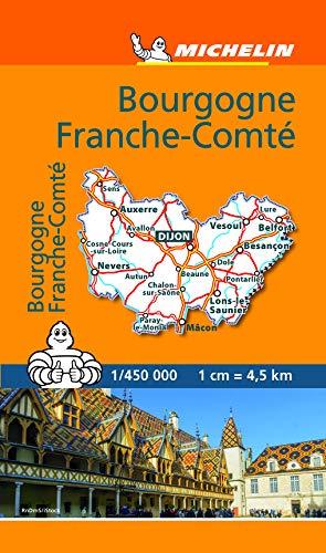 Mini Carte Bourgogne Franche Comte Michelin (CARTES (7615))