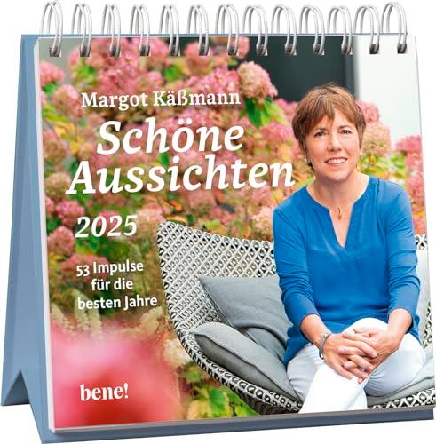 Wochenkalender 2025: Schöne Aussichten: 53 Impulse für die besten Jahre | Tischkalender zum Aufstellen mit Texten der Bestseller-Autorin und Naturaufnahmen für jede Woche