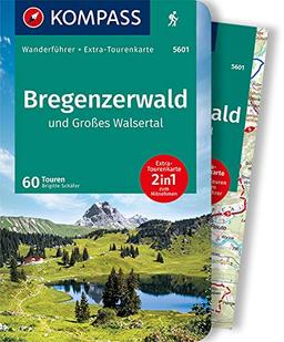 KOMPASS Wanderführer Bregenzerwald und Großes Walsertal: Wanderführer mit Extra-Tourenkarte 1:40.000, 60 Touren, GPX-Daten zum Download