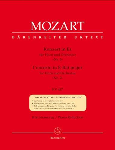 Konzert 2 Es-Dur KV 417 - Hrn Orch. Horn, Horn in F, Horn in d, Klavier