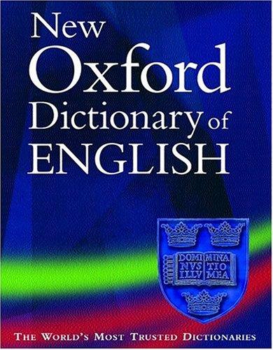 New Oxford Dictionary of English