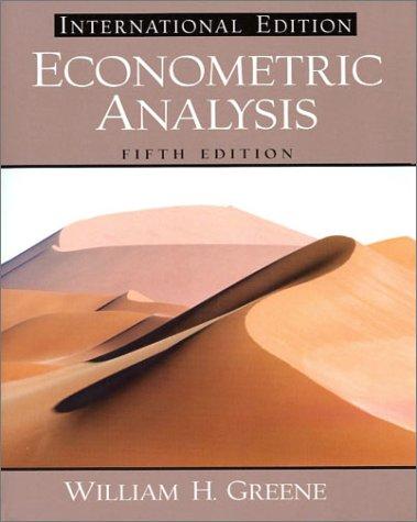 Econometric Analysis