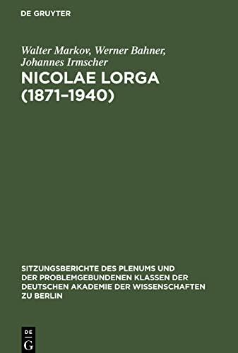 Nicolae lorga (1871-1940)