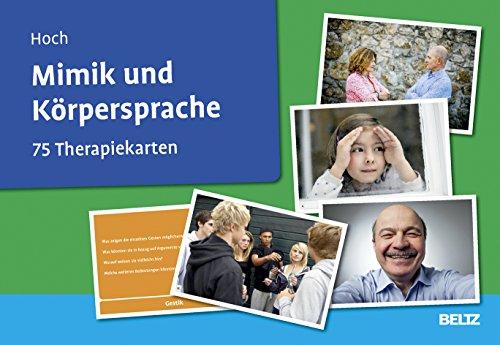 Mimik und Körpersprache: 75 Therapiekarten mit 36-seitigem Booklet