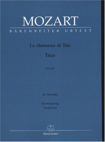 La Clemenza di Tito KV 621. Klavierauszug