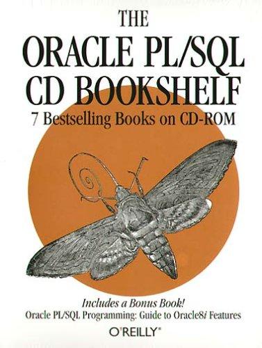 The Oracle PL/SQL CD Bookshelf, CD-ROM and book w. diskette (3 1/2 inch) 7 Bestselling Books on CD-ROM. Oracle PL/SQL Programming; Oracle PL/SQL Programming, Guide to Oracle 8i Features; Advanced Oracle PL/SQL Programming with Packages; Oracle Web Applica