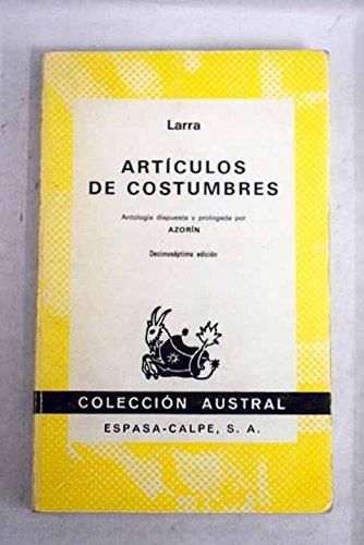 Artículos de costumbres