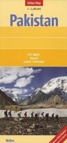 Nelles Map Pakistan (Landkarte) 1 : 1 500 000. City Map: Karachi, Lahore, Peshawar