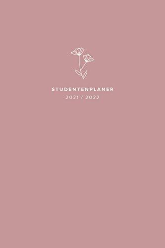 Studentenplaner 2021/2022: Studienplaner mit To-Do und Notenlisten, Wochenplaner, Monatskalender, Vorlesungsplan uvm. (150 Seiten, ca. DIN A5, Pink Minimalistisch)